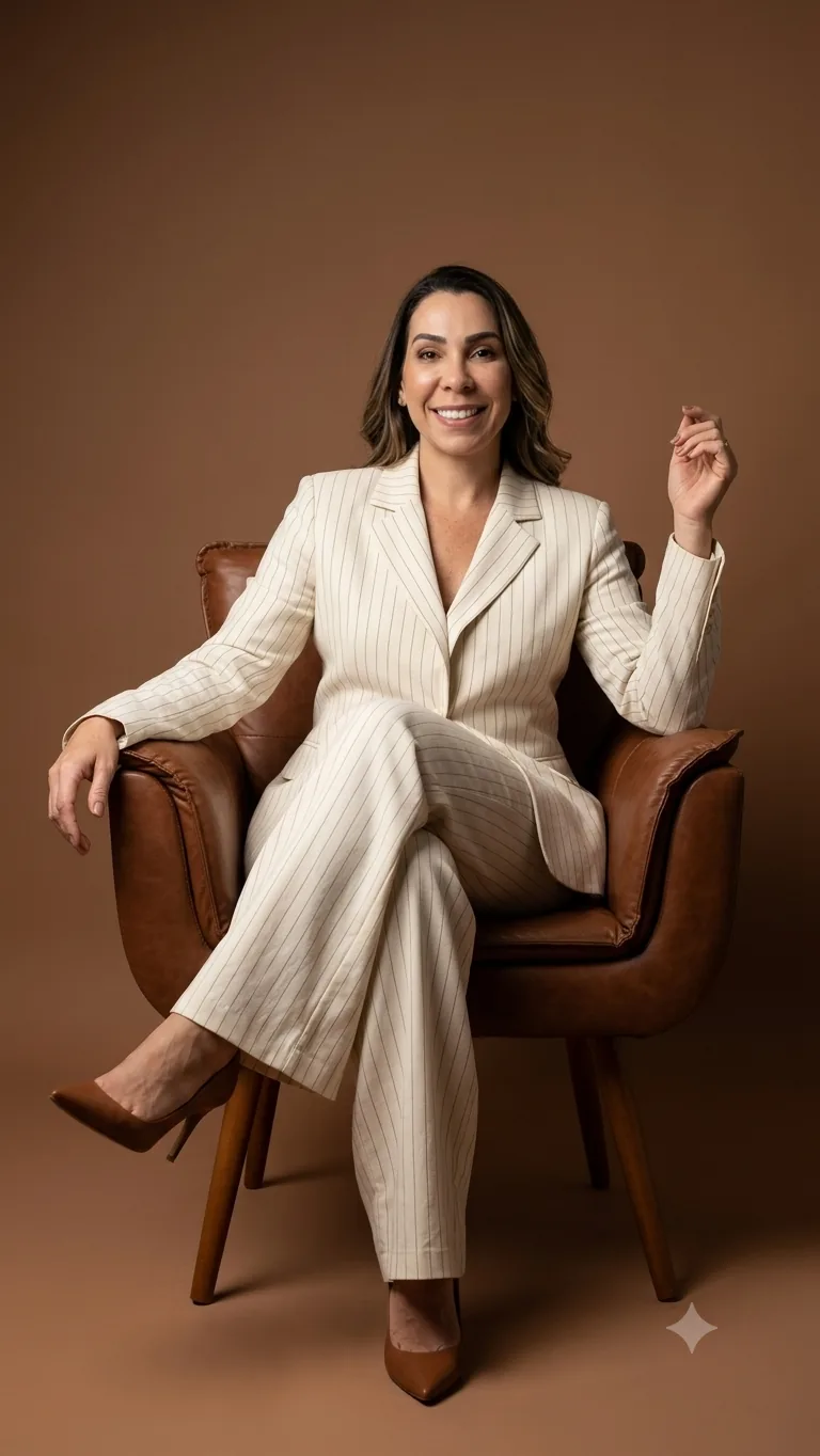 Retrato profissional da Dra. Thaís Zaidan, médica psiquiatra